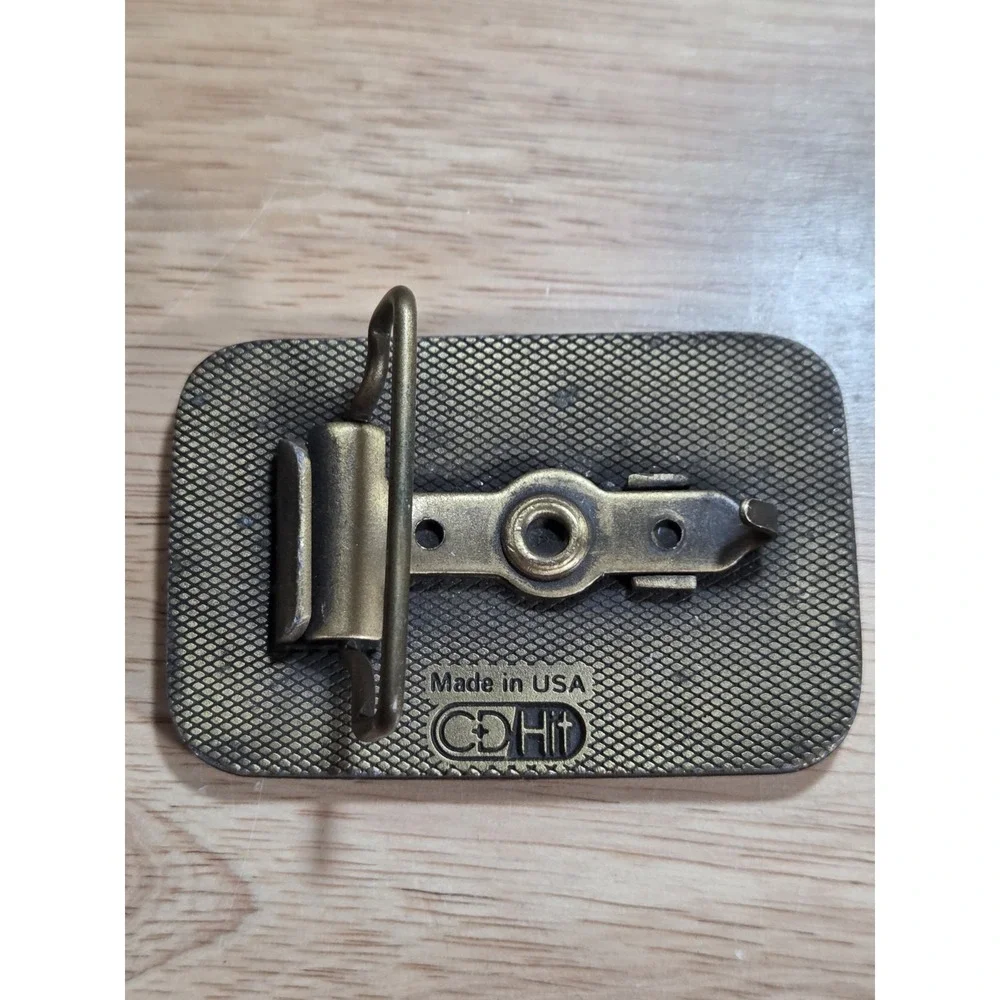 Vintage 1989 Case IH Transmission Plant Open House Belt Buckle Eagle USA CD Hit